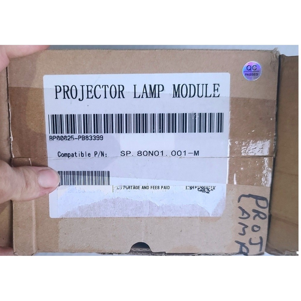 Projector Lamp Module SP.80N01.001-M Replacement Bulb 2 Pack Optoma Compatible - Picture 7 of 10